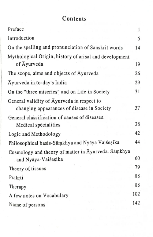 Course on the Fundamental Principles of the Ayurvedic Medicine